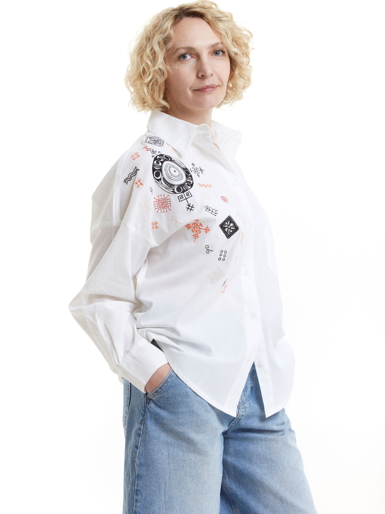 Вышитая рубашка BAVNA модель 707vyshb Фото