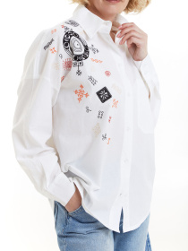 Вышитая рубашка BAVNA модель 707vyshb Фото