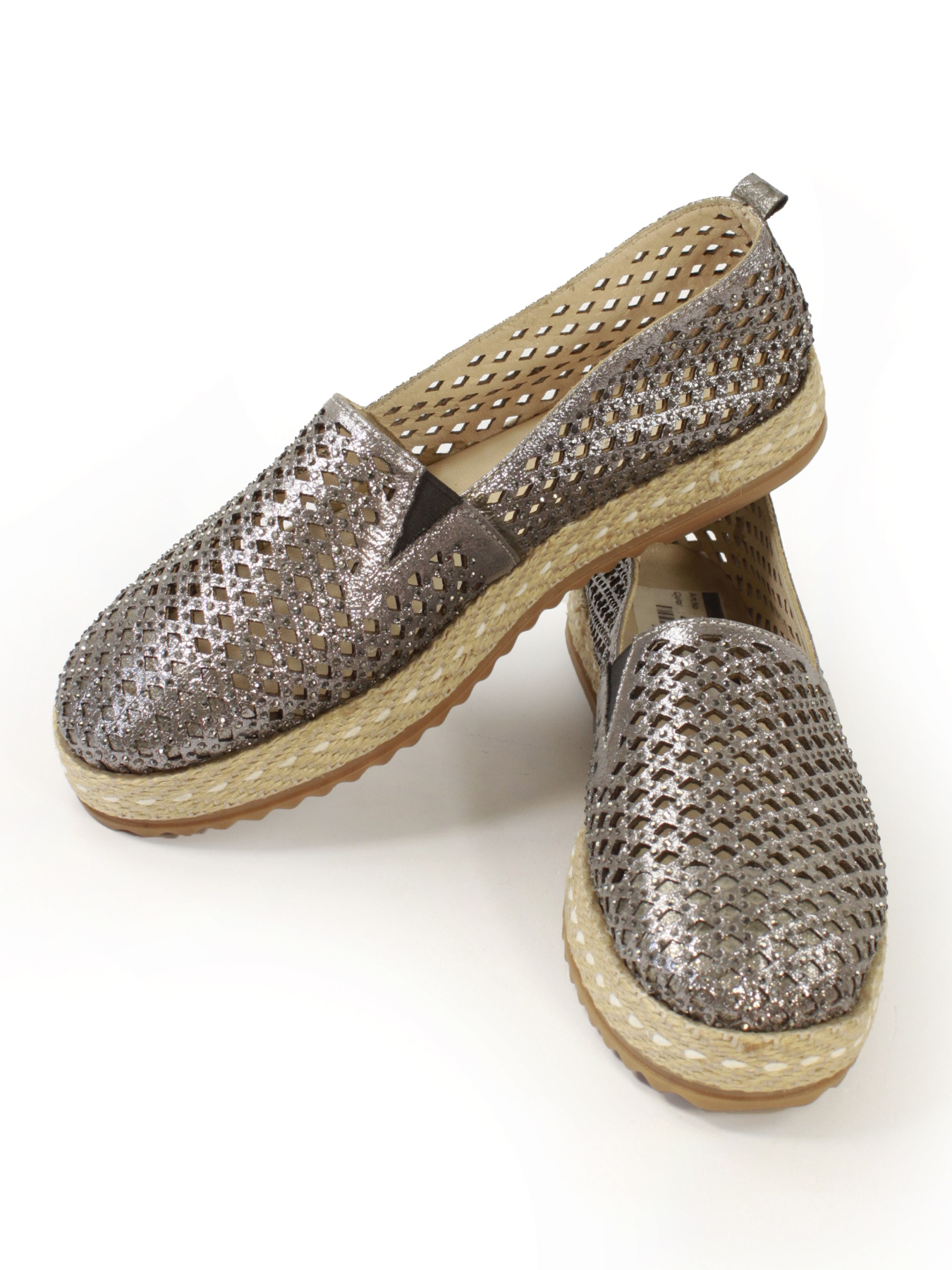 Еспадрильї It-girl модель 112-753-49-nikel Фото