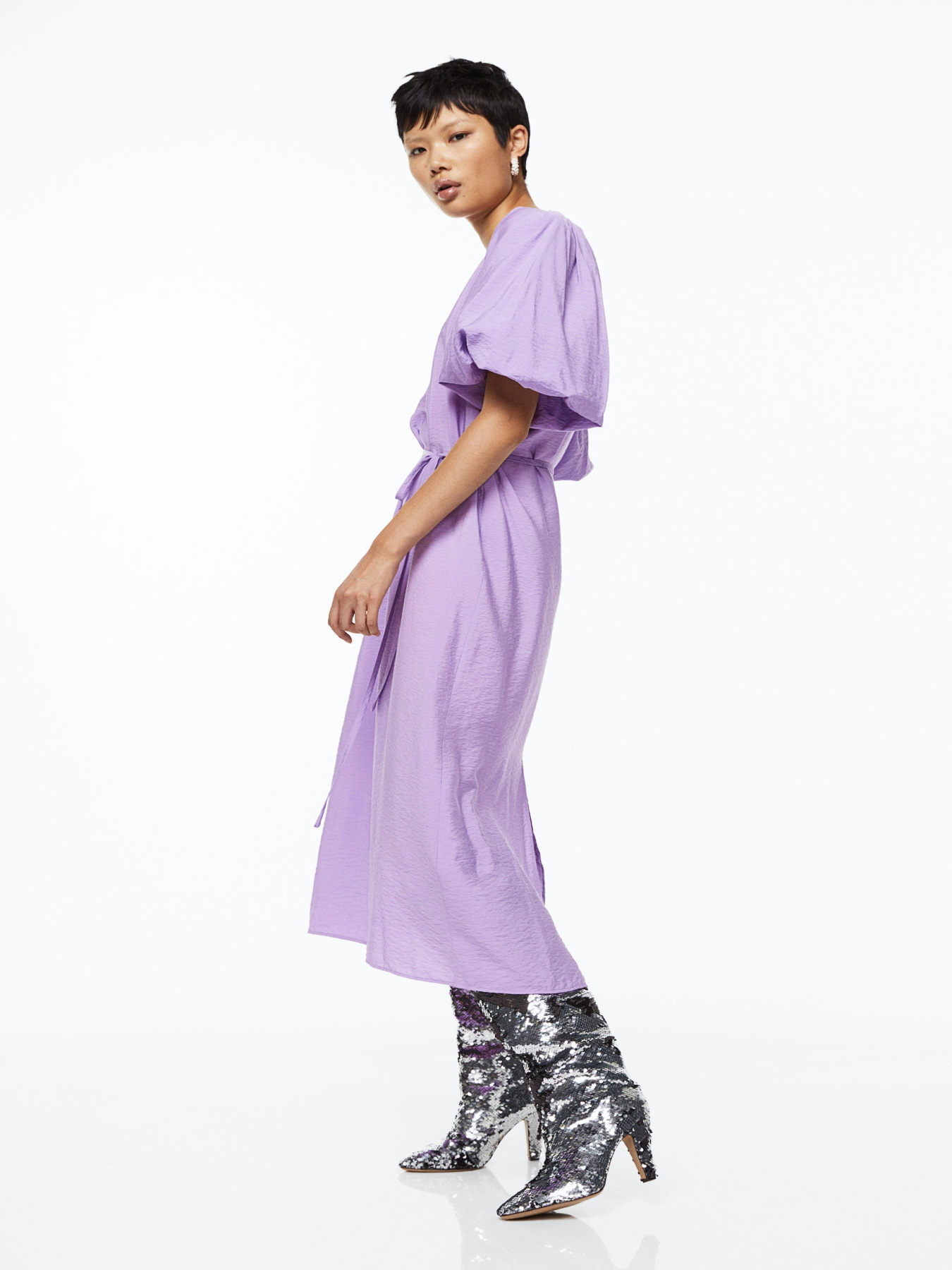 Платье миди H&M модель 76754 Платье миди H&M модель 76754 Фото