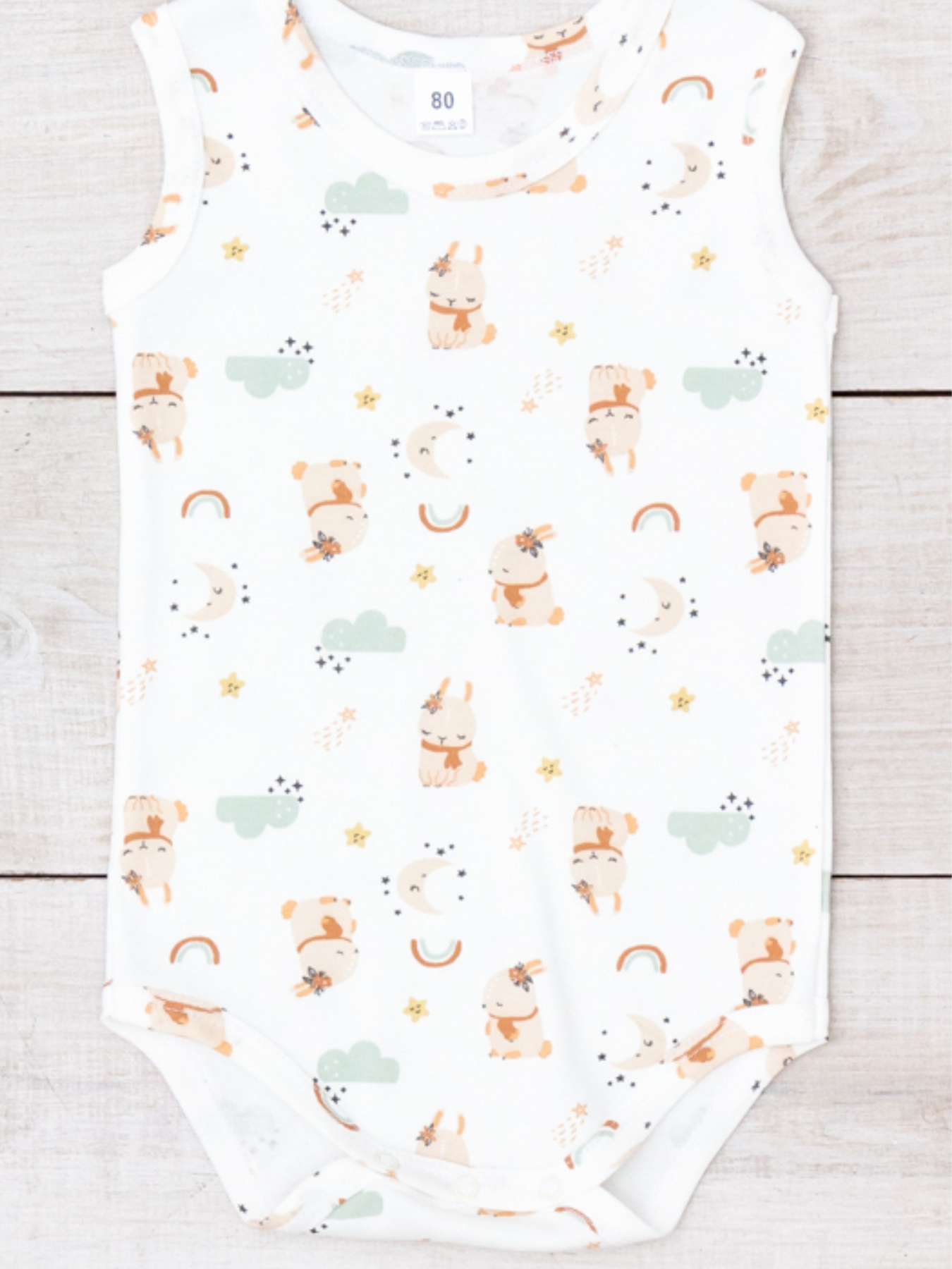 Боді для немовлят Носи своє модель 5067-016-5-zajchik-molochnij Фото