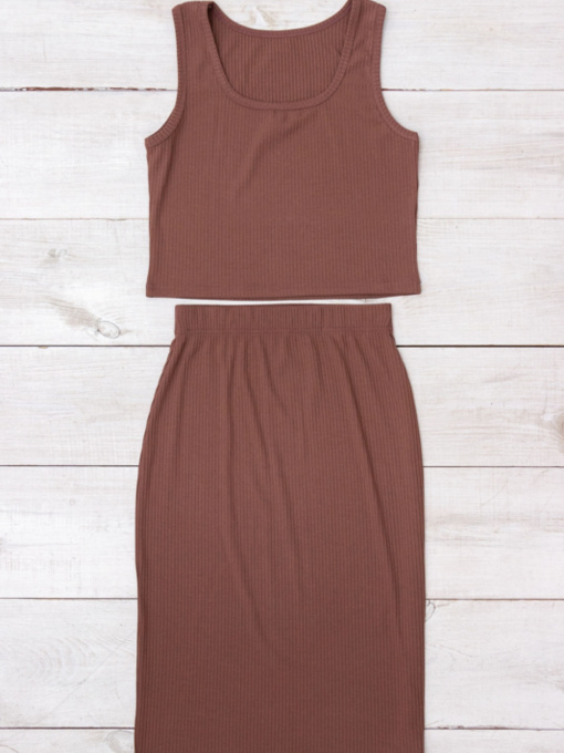 Повседневный костюм Носи своє модель 8289-103-korichnevij Фото