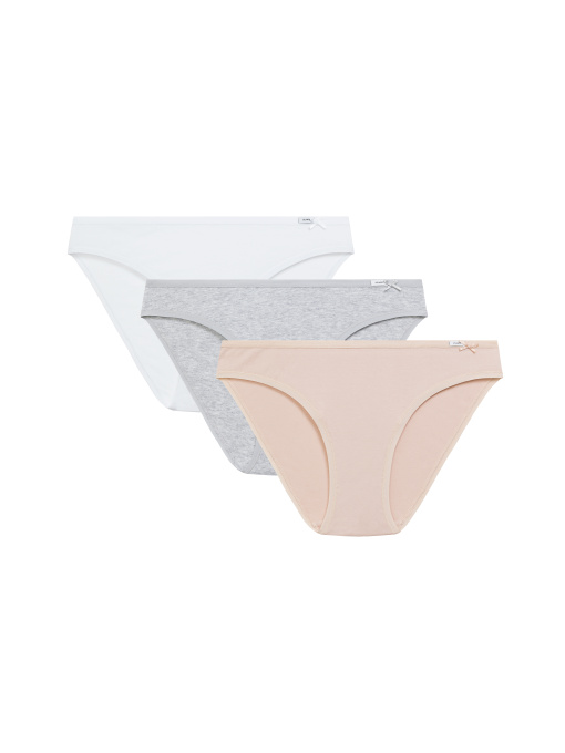 Набір трусів Atlantic модель 3CLP-001_BEZJ_BIA_SZMJ Фото