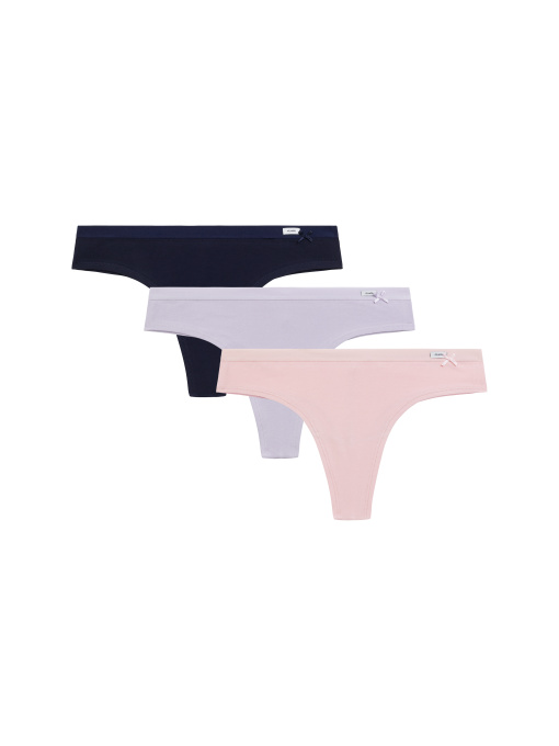 Набор трусов Atlantic модель 3CLP-005_ROZ_LAW_GRA Фото