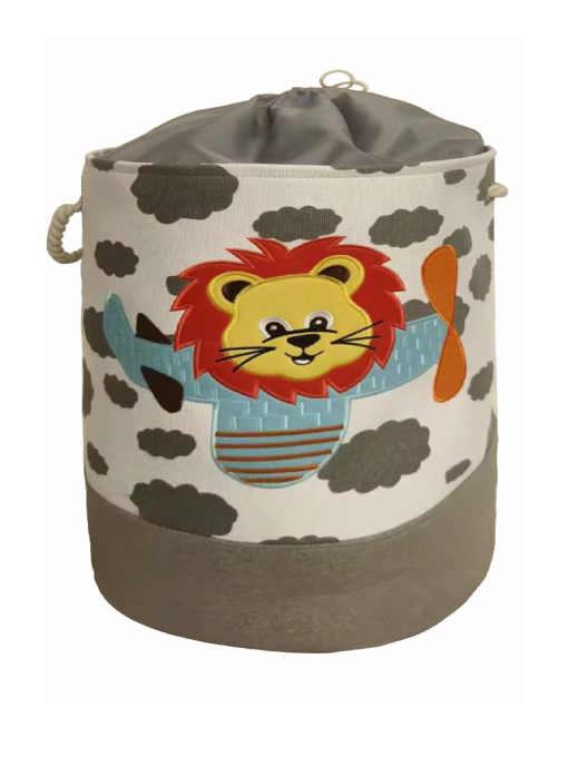 Корзина для игрушек/белья на шнуровке  Серый - Лев Lovely Svi  модель 6902452578646 Фото