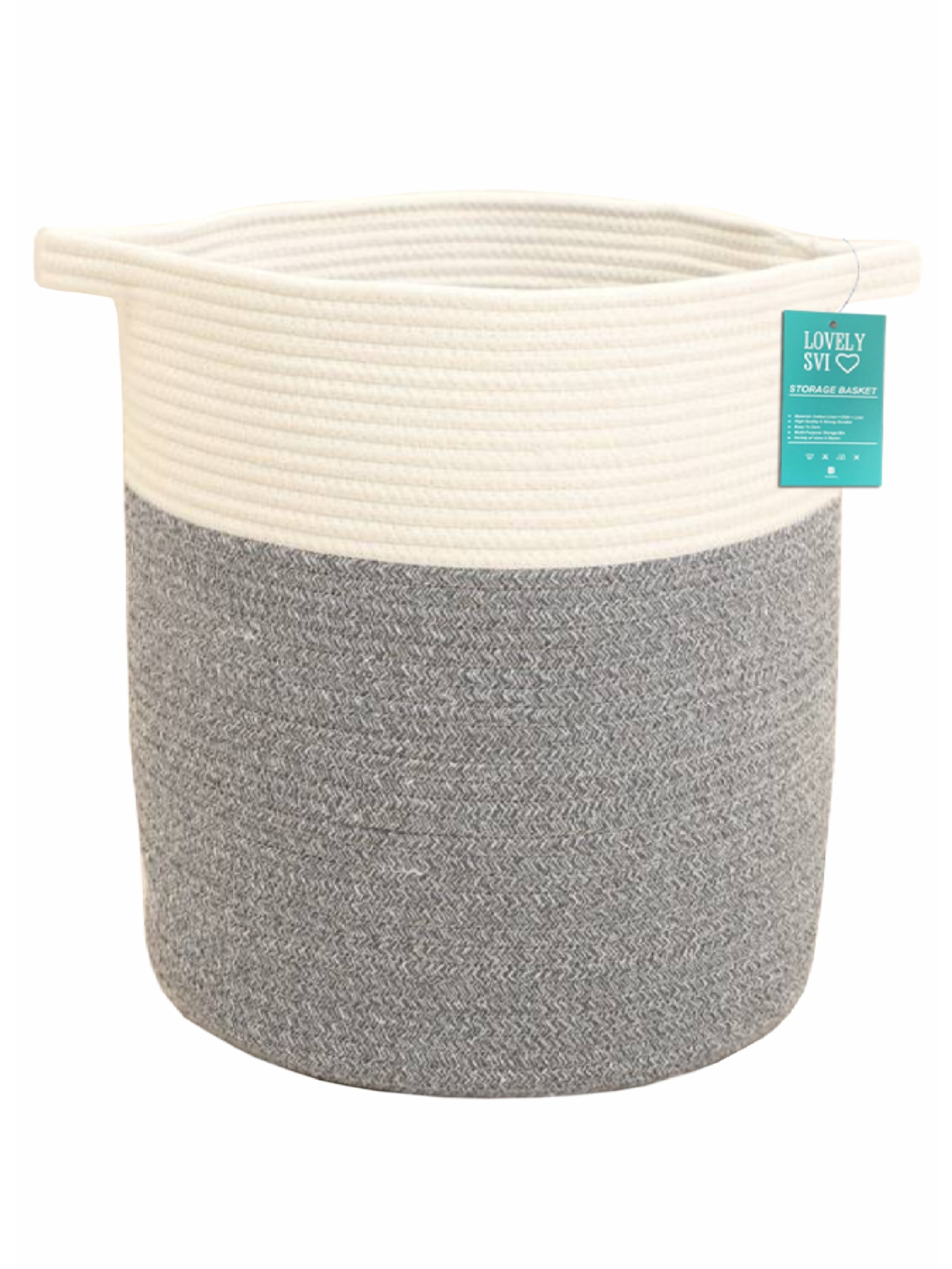Корзина Органайзер для хранения белья или игрушек  Серый Lovely Svi  модель 6909032024012 Фото