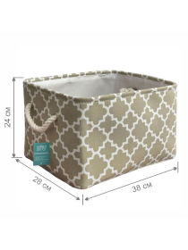 Корзины Органайзеры 3 шт: для хранения игрушек, белья, одежды, косметики, книг - Бежевый Lovely Svi  модель 6901012201257 Фото