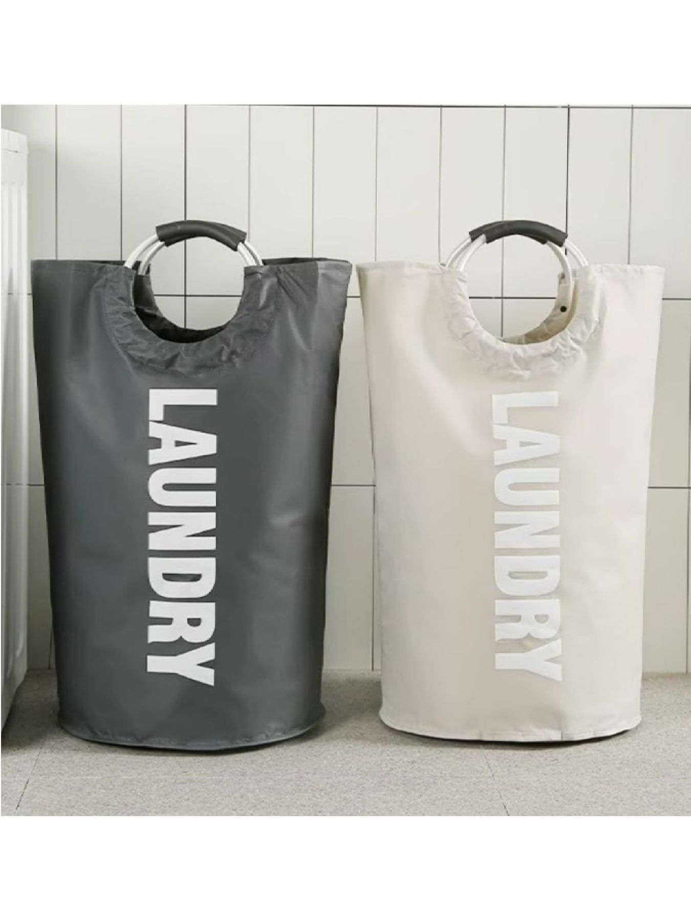 Кошик органайзер для білизни, речей, іграшок 82 л- складаний водонепроникний мішок – Сірий Lovely Svi  модель 6904561832749 Фото