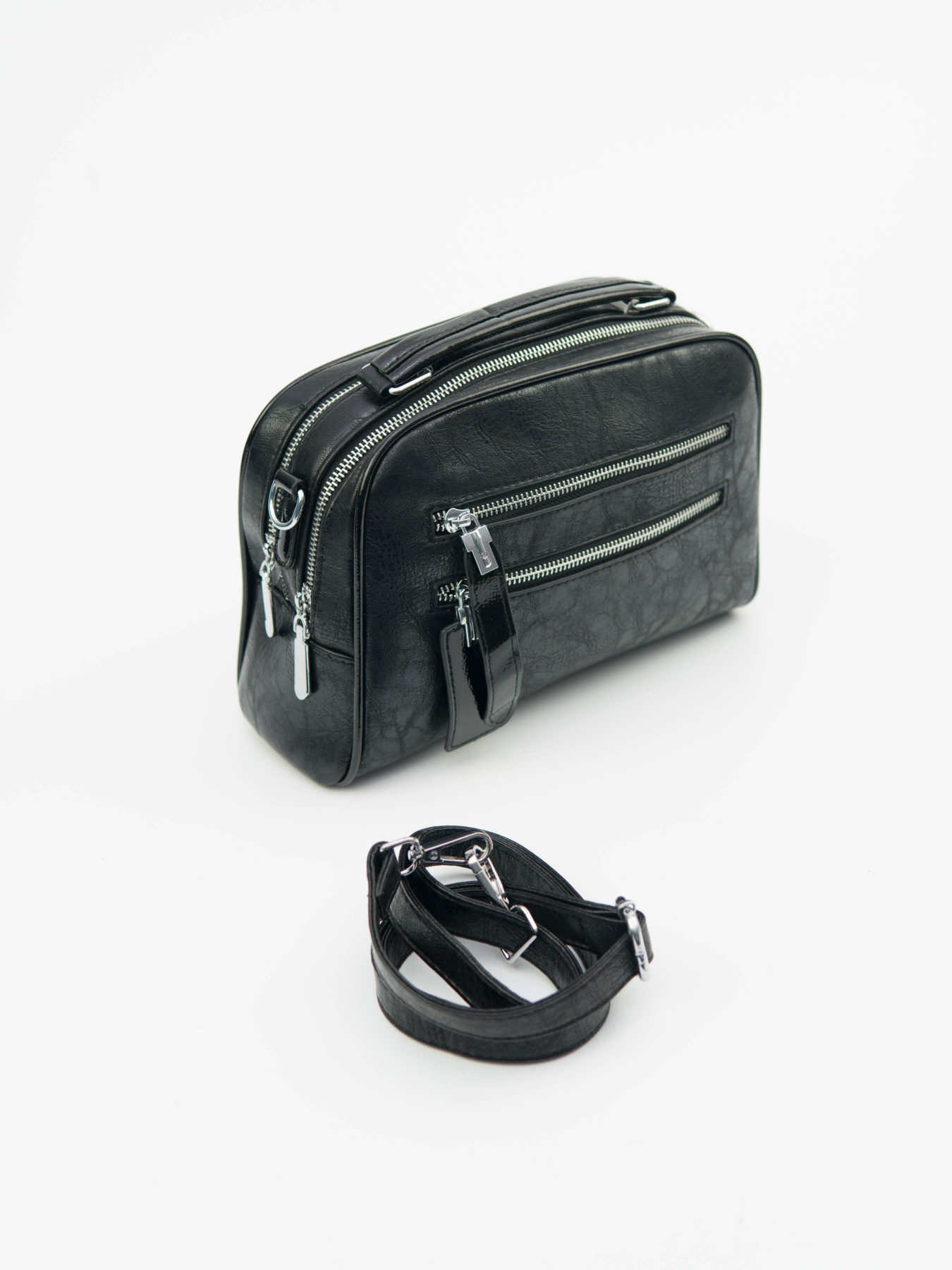 Сумка Angelo Vani модель 7697-2-D_Black Фото