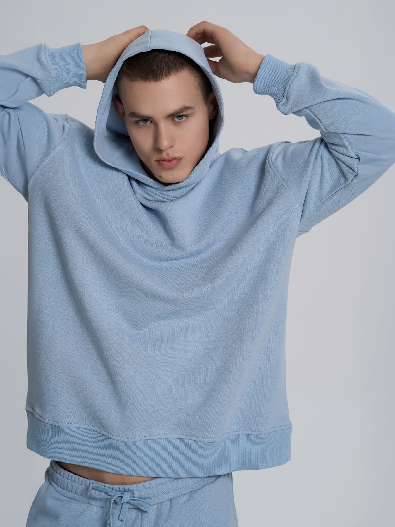 Худі Роза модель 240619_gray_blue Фото