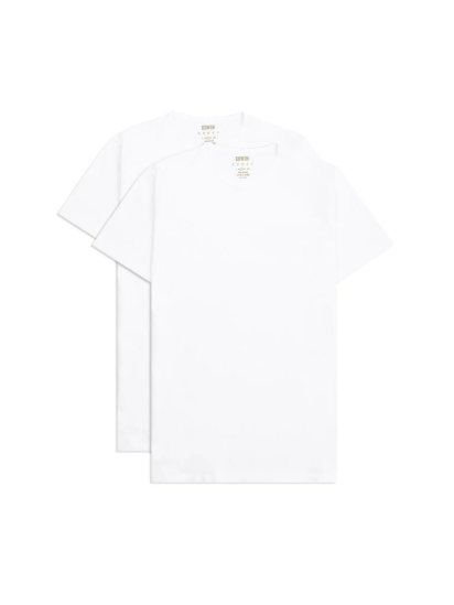 Набір футболок EDWIN модель Double Pack SS Tee Single Jersey Tubular White box garment wash - фото