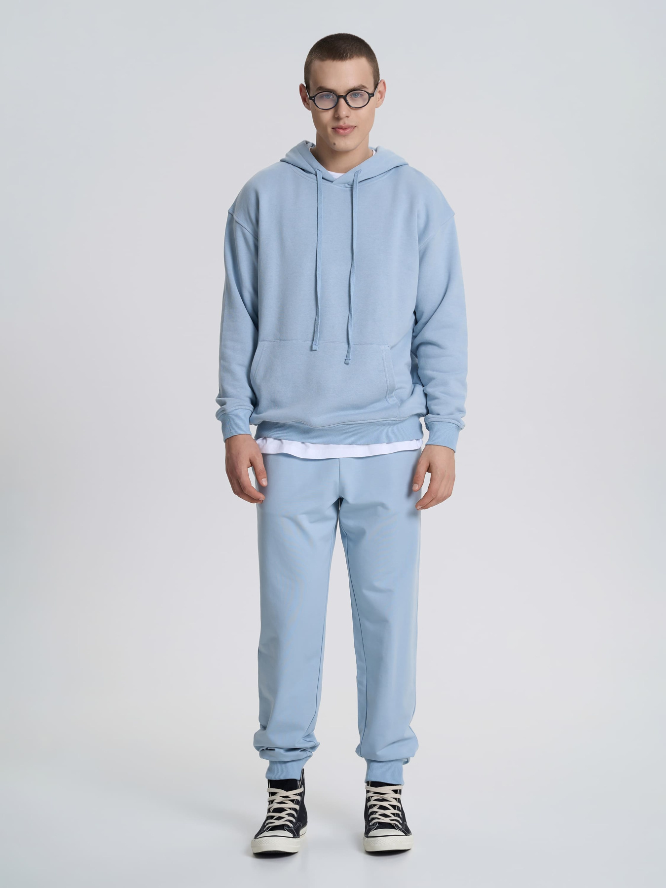 Худи Роза модель 231118_grey_blue Фото