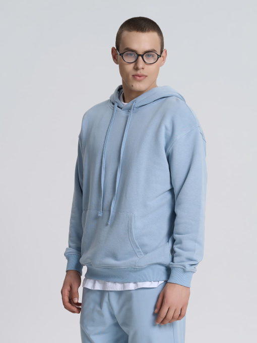 Худи Роза модель 231118_grey_blue Фото