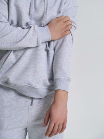 Худі Роза модель 231118_grey_melange Фото