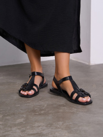 Босоножки ISSA Plus модель OB2-619_черный Фото