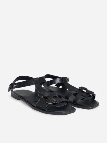 Босоніжки ISSA Plus модель OB2-619_черный Босоніжки ISSA Plus модель OB2-619_черный Фото