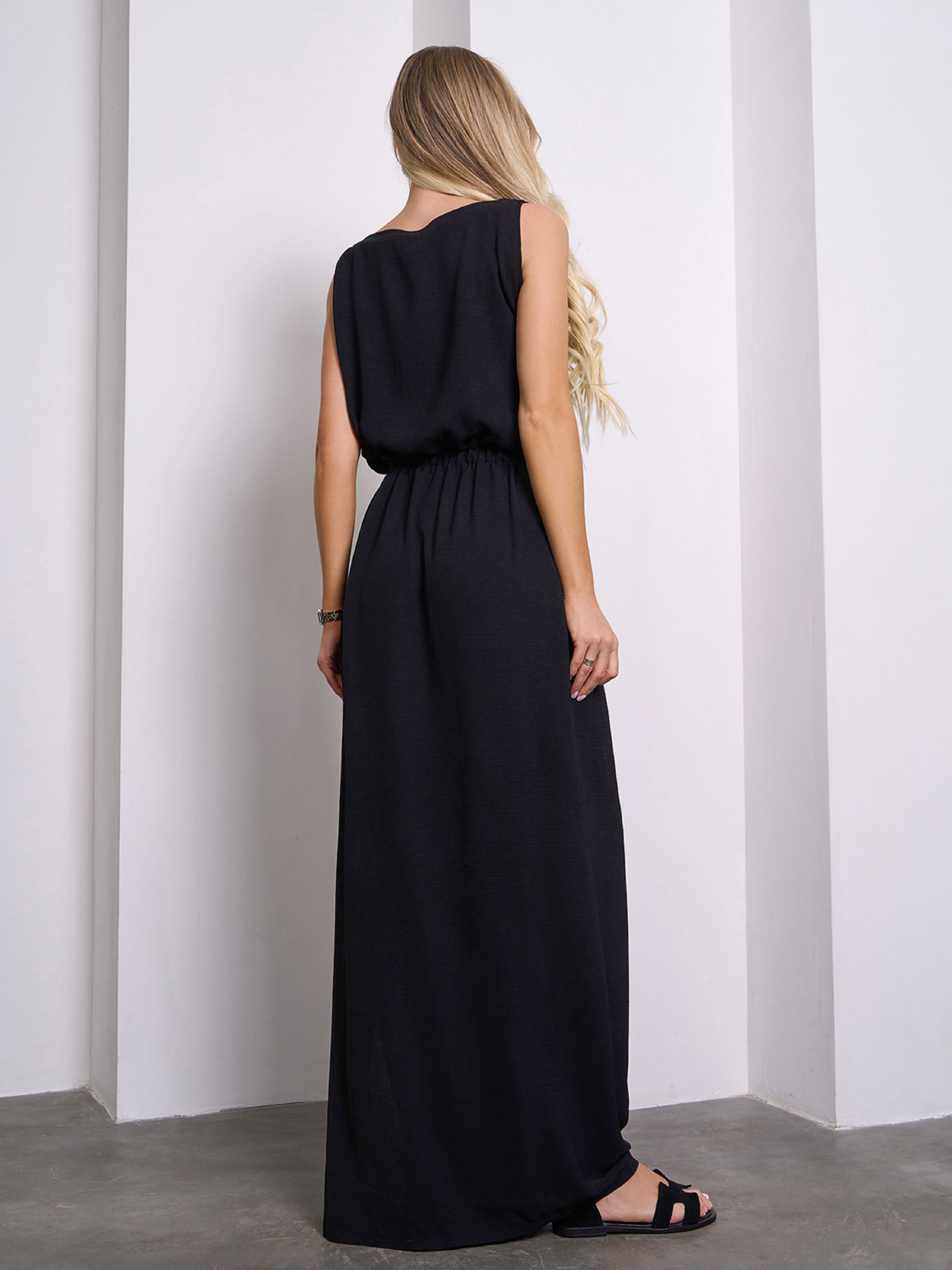 Сукня максі ISSA Plus модель 13406_черный Фото