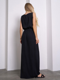 Сукня максі ISSA Plus модель 13406_черный Фото