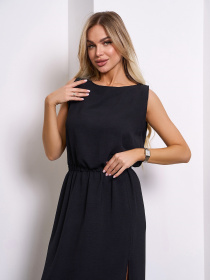 Сукня максі ISSA Plus модель 13406_черный Фото