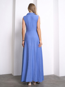 Сукня максі ISSA Plus модель 14757_голубой Фото