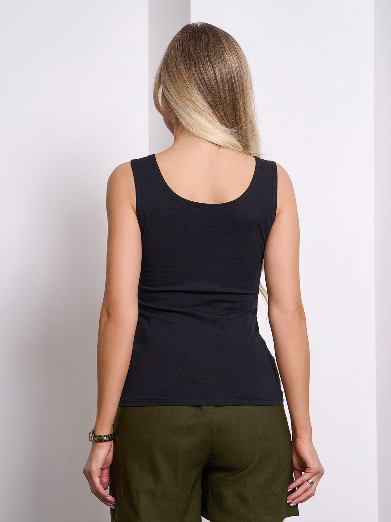 Майка ISSA Plus модель 15144_черный Фото