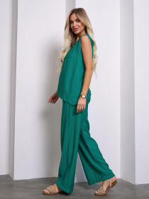 Костюм ISSA Plus модель 15113_зеленый Фото