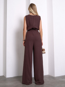 Комбінезон ISSA Plus модель 14064_темно-коричневый Фото