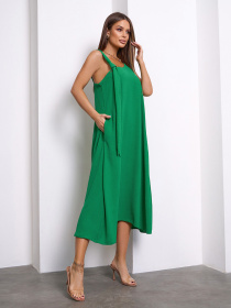 Сарафан ISSA Plus модель 14123_зеленый Фото