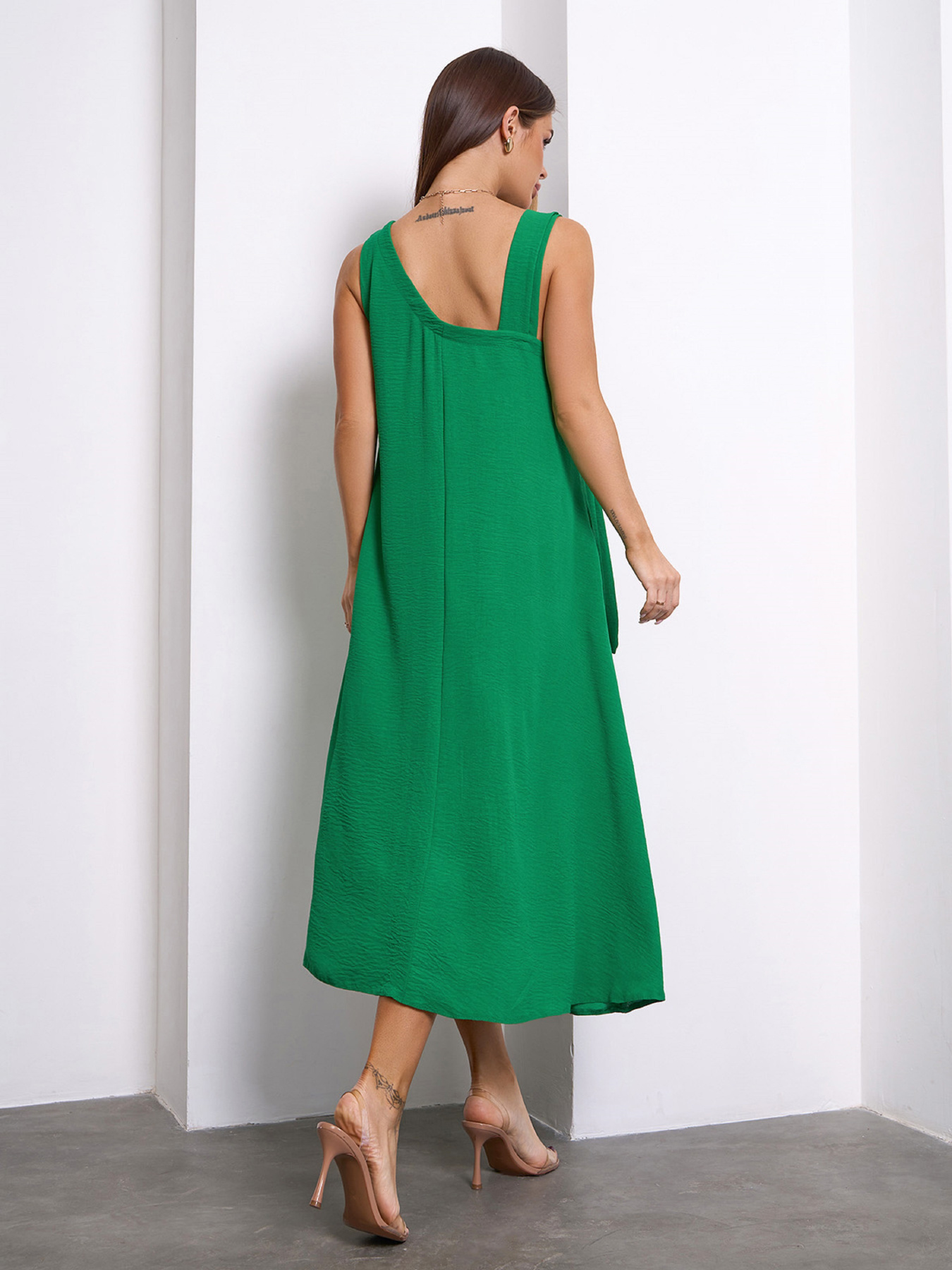 Сарафан ISSA Plus модель 14123_зеленый Фото