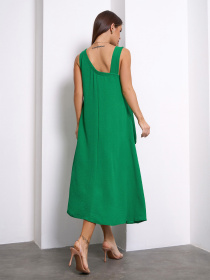Сарафан ISSA Plus модель 14123_зеленый Фото