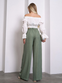 Палаццо ISSA Plus модель 14455_оливковый Палаццо ISSA Plus модель 14455_оливковый Фото