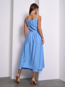 Сарафан ISSA Plus модель 15145_голубой Фото