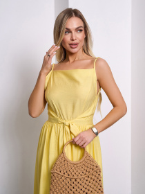 Сарафан ISSA Plus модель 15145_желтый Фото