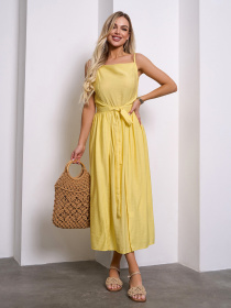 Сарафан ISSA Plus модель 15145_желтый Фото