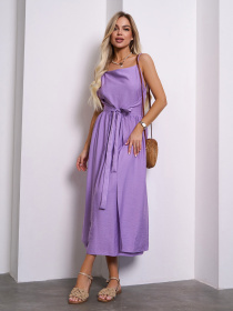 Сарафан ISSA Plus модель 15145_сиреневый Фото
