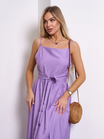 Сарафан ISSA Plus модель 15145_сиреневый Сарафан ISSA Plus модель 15145_сиреневый Фото