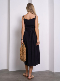 Сарафан ISSA Plus модель 15145_черный Фото