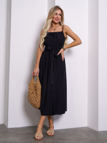 Сарафан ISSA Plus модель 15145_черный Фото