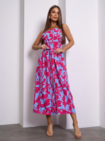 Сарафан ISSA Plus модель 15146_мультиколор Фото
