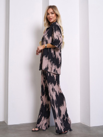 Повседневный костюм ISSA Plus модель 15152_коричневый Повседневный костюм ISSA Plus модель 15152_коричневый Фото