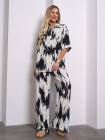 Повседневный костюм ISSA Plus модель 15152_молочный Фото