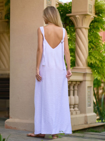 Сарафан ISSA Plus модель 15156_белый Фото