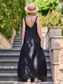 Сарафан ISSA Plus модель 15156_черный Фото