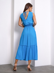 Сукня міді ISSA Plus модель 15158_голубой Фото