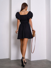 Платье мини ISSA Plus модель SA-617_черный Фото