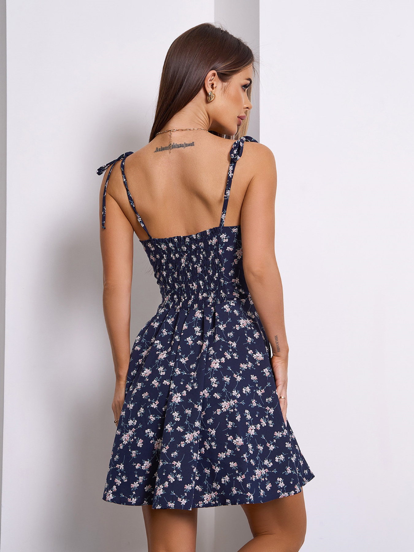 Сарафан ISSA Plus модель SA-618_темно-синий Фото