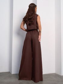 Комбінезон ISSA Plus модель 14732_темно-коричневый Фото