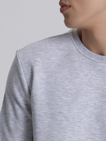 Свитшот Роза модель 210542_grey_melange Фото