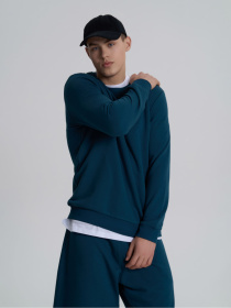 Свитшот Роза модель 210542_blue_green Фото