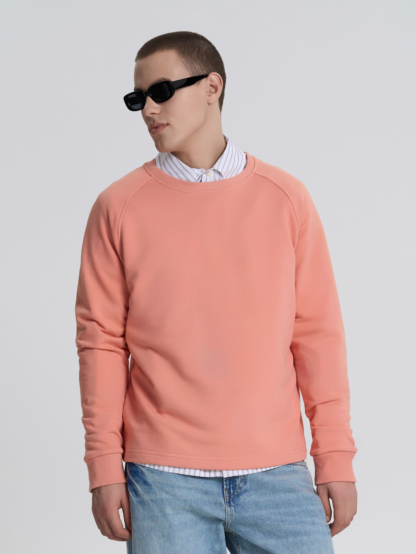 Світшот Роза модель 240620_coral Фото